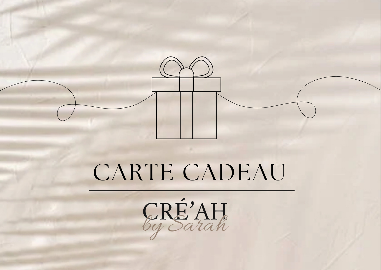 Carte cadeau