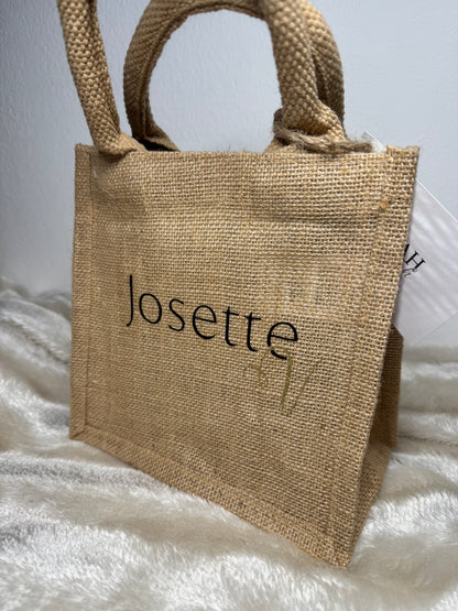 Petit sac en jute